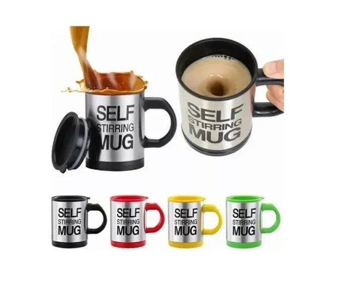 Taza Revolvedor Automatico De Cafe