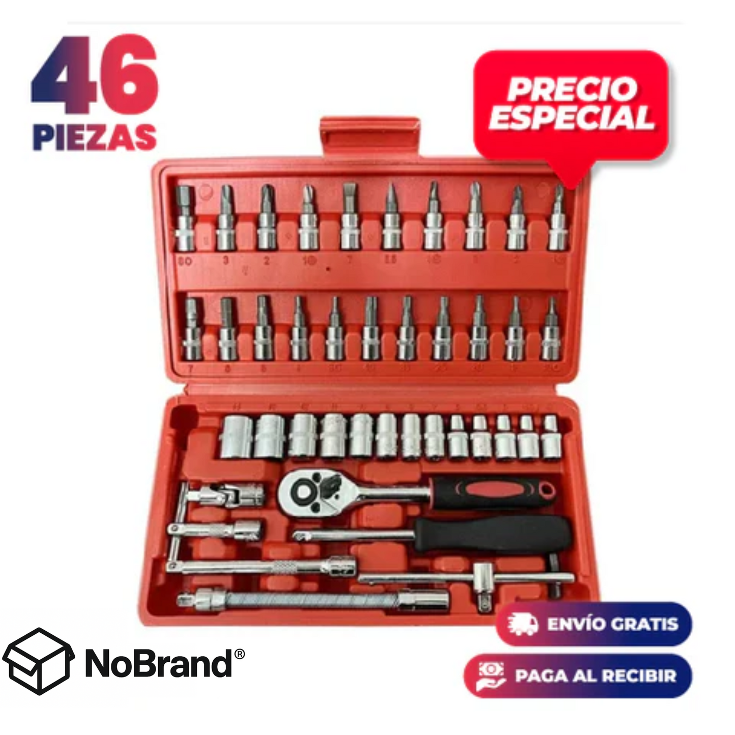 SetExpert 46 piezas,  Kit Profesional de Precisión