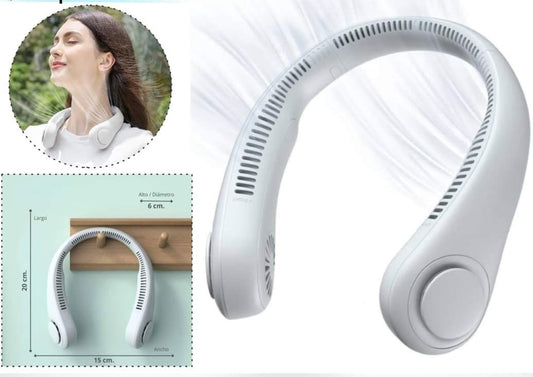 Ventilador de cuello portatil